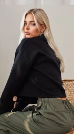 Striped woven cloth jacket - Image 4