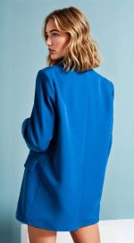 Oversized matte soft touch blazer - Image 2