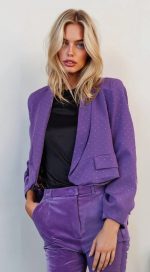 Blazer suit dots glitter effect