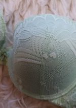Lace effect underwire bra set - Image 5
