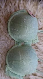 Lace effect underwire bra set - Image 6