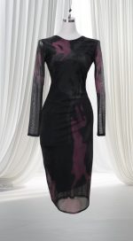 Long dress with gradient effect - Image 4