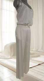 Smooth satin trousers with soft touch - Image 5